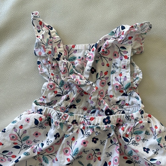 Rufflebutts Floral Ruffle Cross-Back Dress - Picture 4 of 5